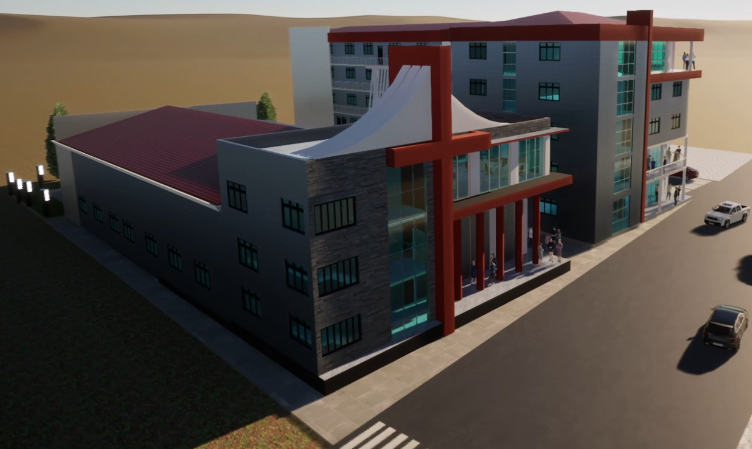 Building site or architect's render